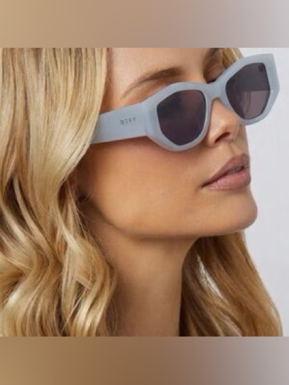 DIFF Eyewear Zoe Sunglasses - Blue Dust